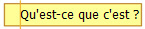 Qu'est-ce que c'est ?